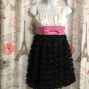 Ruby Rox Girls 3D Roses Fancy Dress